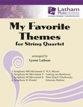 MY FAVORITE THEMES STRING QUARTET cover